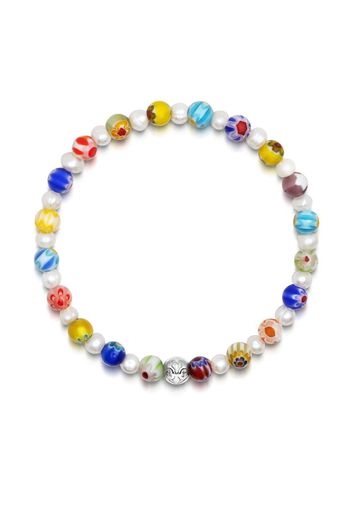 Nialaya Jewelry Bracciale con perle - Blu
