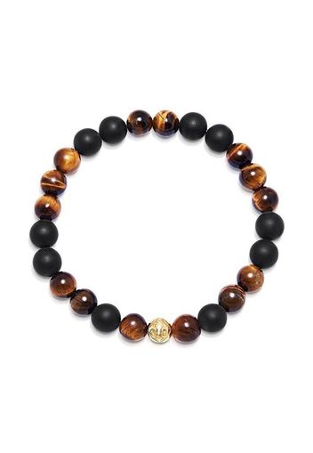 Nialaya Jewelry Tiger Eye onyx bracelet - Marrone