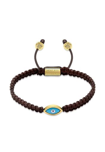 Nialaya Jewelry Evil Eye charm bracelet - Nero