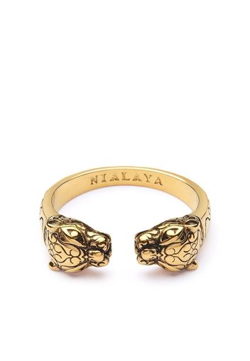 Nialaya Jewelry Anello Panther - Oro