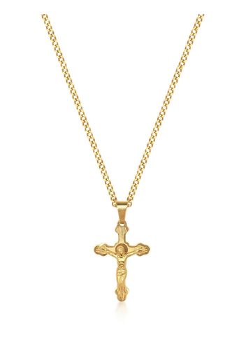 Nialaya Jewelry Collana Crucifix Pendant - Oro