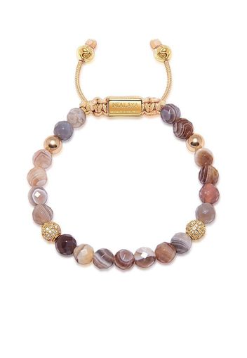 Nialaya Jewelry crystal-embellished beaded bracelet - Oro