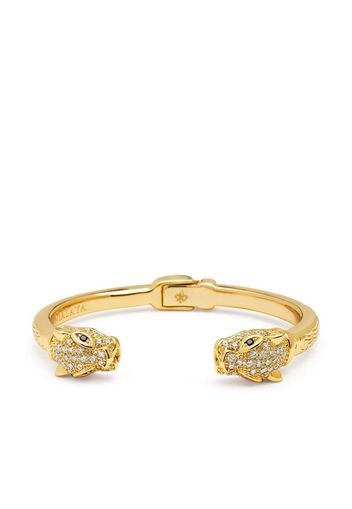 Nialaya Jewelry Bracciale con cristalli Panther - Oro