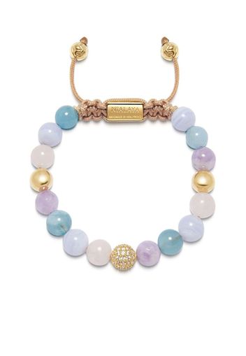 Nialaya Jewelry Bracciale con perline - Viola