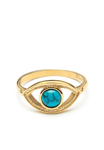 Nialaya Jewelry Anello Skyfall Evil Eye - Oro