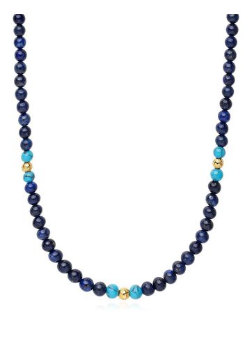 Nialaya Jewelry beaded gemstone necklace - Blu