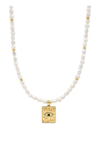Nialaya Jewelry Collana Evil-eye con perle - PEARL