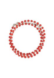 Nialaya Jewelry Bracciale doppio - Rosso