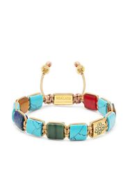 Nialaya Jewelry gemstone-embellished adjustable bracelet - Blu