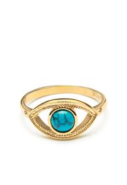 Nialaya Jewelry Anello Skyfall Evil Eye - Oro