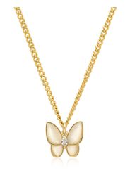 Nialaya Jewelry statement butterfly pendant necklace - Oro