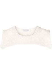 Niccolò Pasqualetti crochet-knitted crop top - Toni neutri