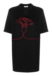 Niccolò Pasqualetti embroidered cotton T-shirt - Nero