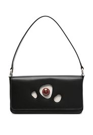 Niccolò Pasqualetti Buchi leather shoulder bag - Nero