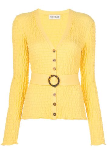 Cardigan con cintura