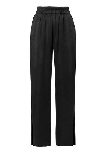 Nicholas Sonia wide-leg silk trousers - Nero