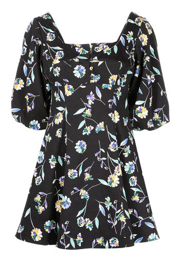 Nicholas Lydia floral-print mini dress - Nero