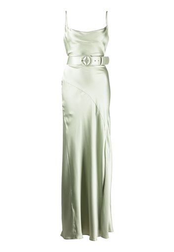 Nicholas Simone cowl neck gown - Toni neutri