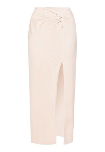 Nicholas Azora twist midi-skirt - Toni neutri