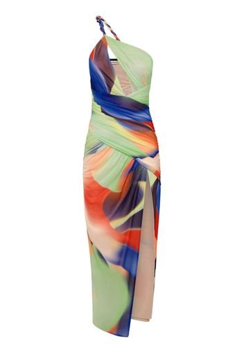 Nicholas Drue graphic-print dress - Blu