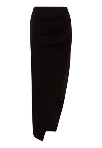 Nicholas Selah ruched asymmetric skirt - Nero