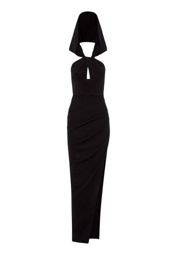 Nicholas Charmaine hooded gown - Nero