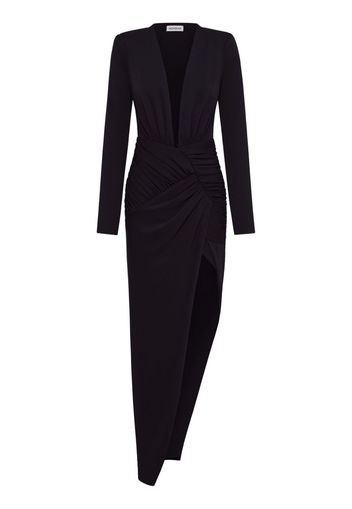 Nicholas Lura plunge-neck dress - Nero