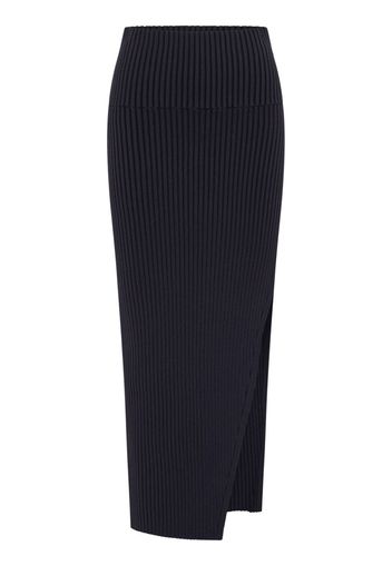 Nicholas Nixie ribbed pencil skirt - Nero