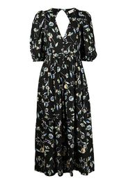 Nicholas Celie floral-print long dress - Nero