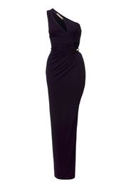 Nicholas one-shoulder Defano maxi dress - Nero