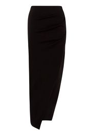 Nicholas Selah ruched asymmetric skirt - Nero