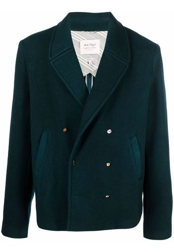 Nick Fouquet double-breasted fitted peacoat - Verde