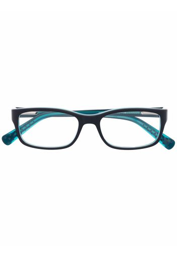 Nike Kids rectangle-frame glasses - Blu