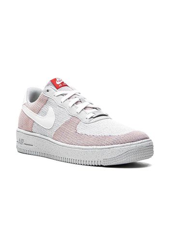 NIKE KIDS Air Force 1 Crater Flyknit sneakers - Grigio