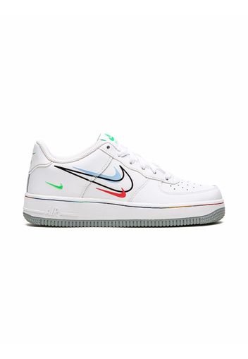 Nike Kids Air Force 1 sneakers "Multi-Swoosh" - Bianco