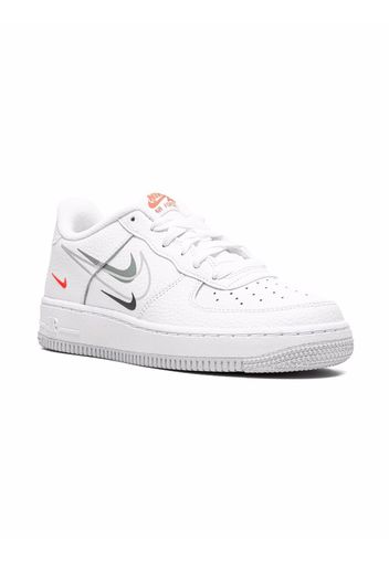 Nike Kids Air Force 1 sneakers "Multi-Swoosh" - Bianco