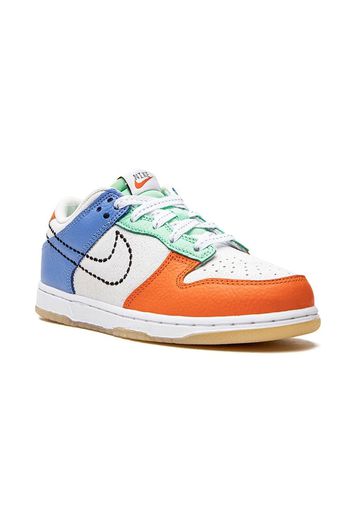 Nike Kids Dunk Low low-top sneakers - Bianco