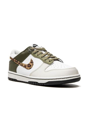 Nike Kids Dunk Low "Animal Instinct" sneakers - Bianco