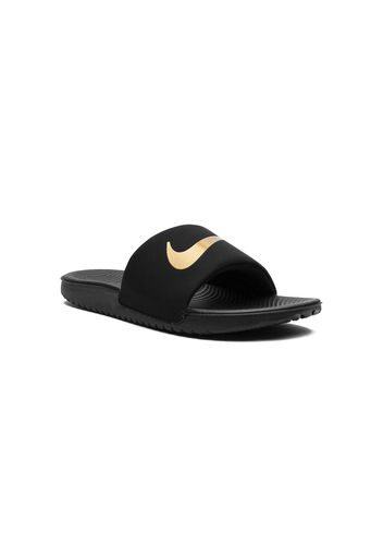 Nike Kids Kawa slip-on slides - Nero