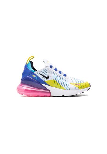 Nike Kids Air Max 270 "White/Hyper Royal" sneakers - Bianco