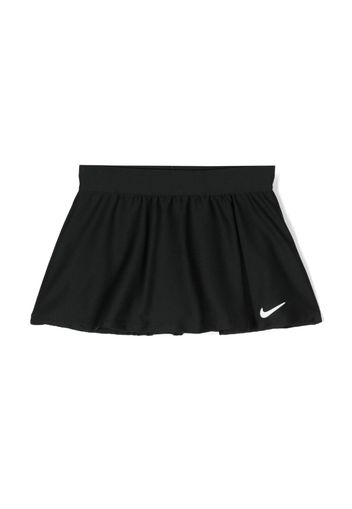 Nike Kids logo-print tennis skirt - Nero
