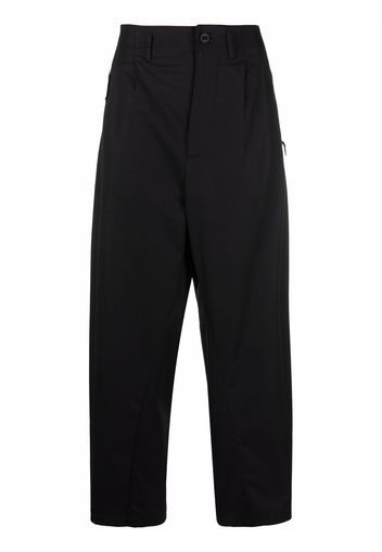 Nike pleat-detail zip-pockets worker pants - Nero