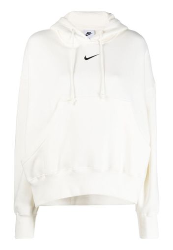 Nike Swoosh oversized hoodie - Bianco