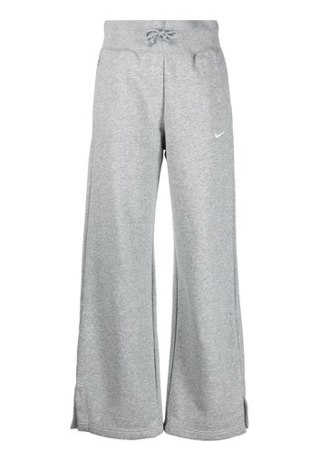 Nike wide-leg logo-detail joggers - Grigio