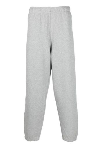 Nike Swoosh logo-embroidery track pants - Grigio