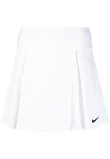 Nike logo-print sport mini skirt - Bianco