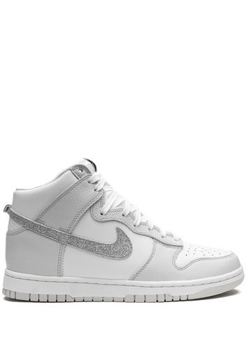 Nike Dunk High "Silver Swoosh" sneakers - 100White/metallic silver