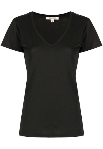 Nili Lotan T-shirt con scollo a V Carol - Nero