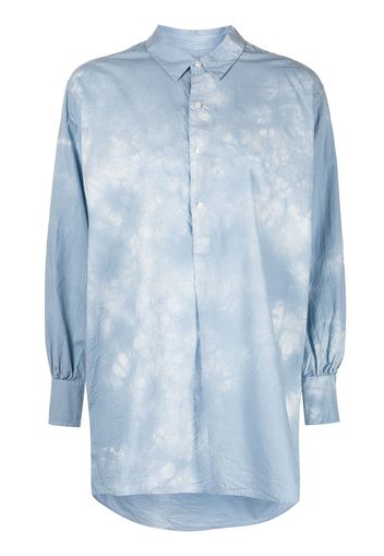 Nili Lotan Camicia Ambrose con fantasia tie dye - Blu