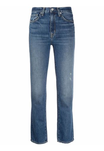 Nili Lotan mid rise straight jeans - Blu